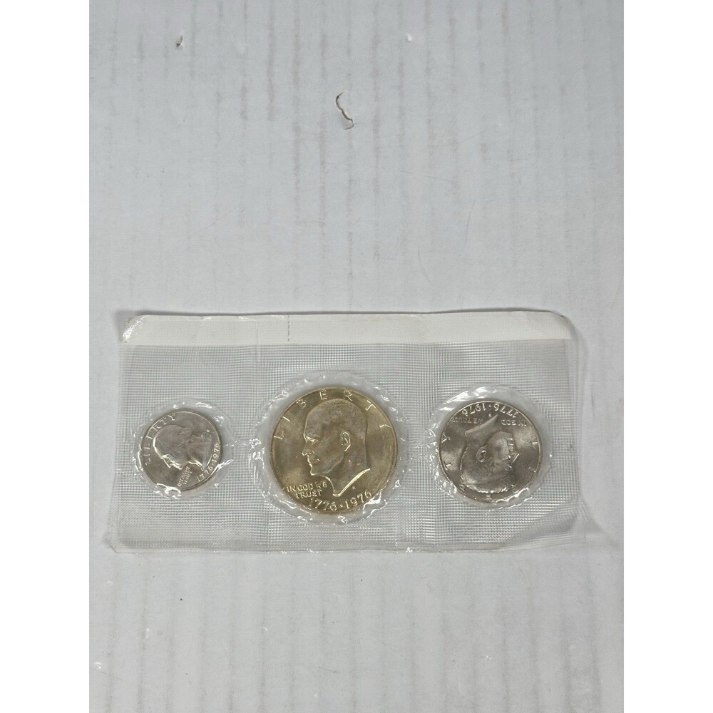 Bicentennial Uncirculated Set 1776-1976 - 3 Coin Set READY TO SHIP
